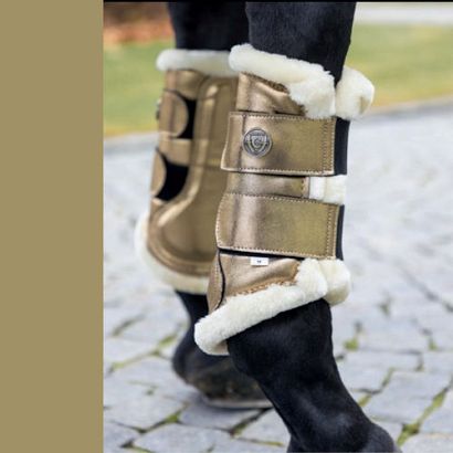 Ochraniacze kontaktowe COVALLIERO brokatowe - para / 32253