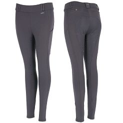 Bryczesy - leginsy damskie, ocieplane SCHOCKEMÖHLE Dorina z pełnym silikonowym lejem Dusty Chocolate / 2171-00079