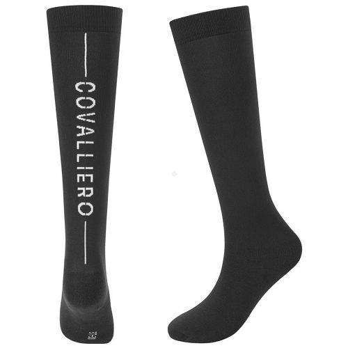 Riding Knee Socks  COVALLIERO Black / 32319