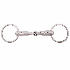 15126  STALLION-L  Hollow snaffle bit with holes