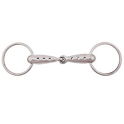 15126  STALLION-L  Hollow snaffle bit with holes