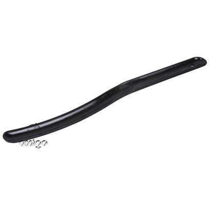 Plastic sweat scraper - black HORZE