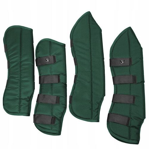 Transport Boots for Horse STALLION  Legs (Set)  green FULL
