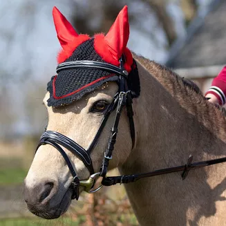 Nauszniki dla konia QHP Devil Halloween / 5318