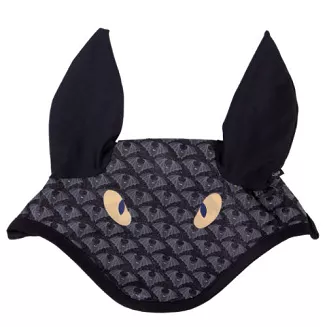 Nauszniki dla konia QHP Halloween / 5318 - nietoperz - bat