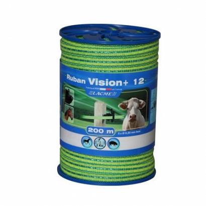 Electric fence tape POMELAC Vision, 200m x 12mm / 205-020-014