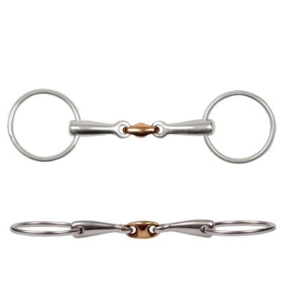 Solid bit STALLION-NY with copper link - stainless steel / 15159 