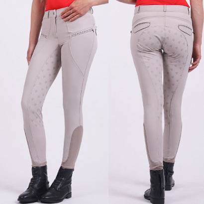 Ladies' breeches QHP Eliza full silicone patches / 8595