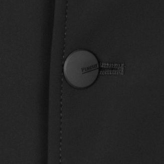 Zapinany na eleganckie guziki z logo PIKEUR oraz ukryty pod nimi zamek błyskawiczny.