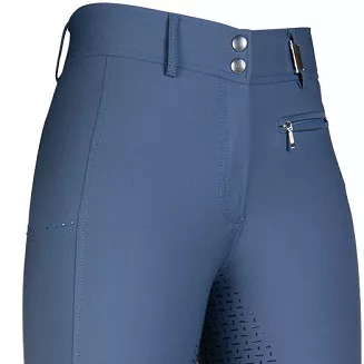 Ladies' breeches HKM Lea silicone seat,  smokey blue / 12975 - 2