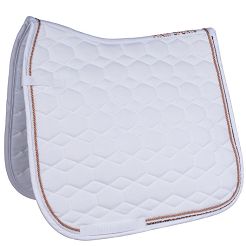 Saddle cloth VS HKM Rosegold Glamour – Biały / 12956