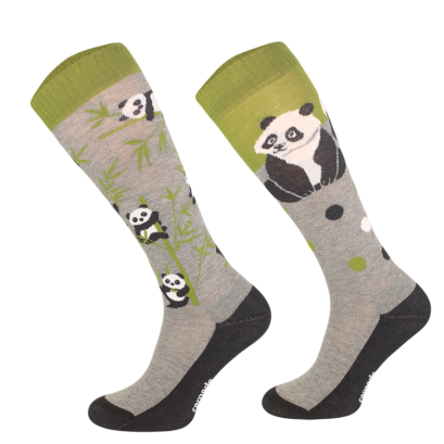 Horse Knee High Socks Happy Panda / SJBW 53