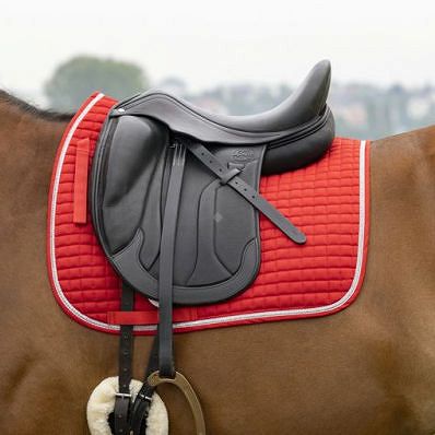 Dressage saddle Pad  DL Riding World GIRLY - red / 204545