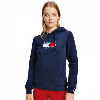 Bluza jeździecka TOMMY HILFIGER Equestrian Statement, damska - desert sky