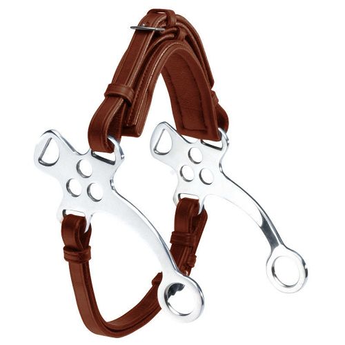 Hackamore ERIC THOMAS Stainless steel,  Chestnut / 607812