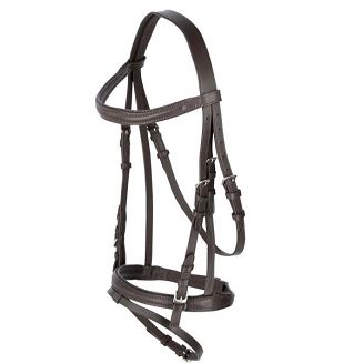 Ogłowie COVALLIERO STANDARD z nachrapnikiem kombinowanym - 3