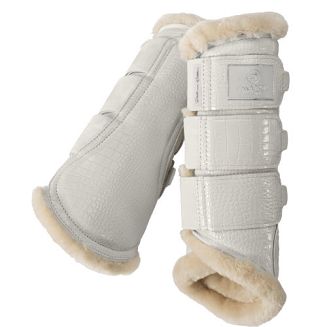 Ochraniacze kontaktowe ESKADRON Croco Fauxfur
Kolekcja Platinum 2023 - kolor jasny szary - pearlgrey
