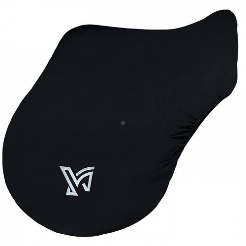 Saddle cover, cotton, black