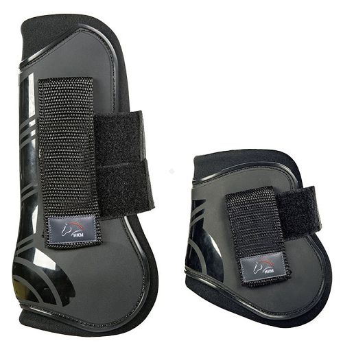 Protection and fetlock boots HKM Genua HKM – Set of 4 , Black / 9199