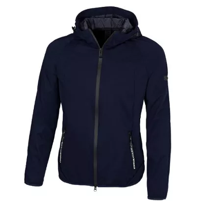 Kurtka jeździecka, męska PIKEUR Oskar, z kapturem, softshellowa Athleisure / 104200111