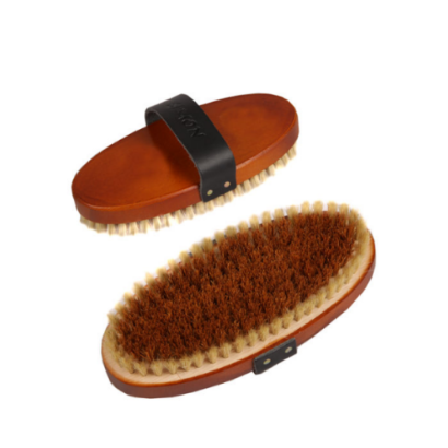 Oval brush SIMON with hard coconut bristles 16.5 cm M / 010