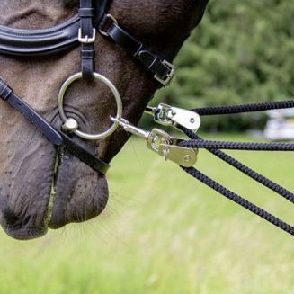 System do lonżowania HKM - czarny