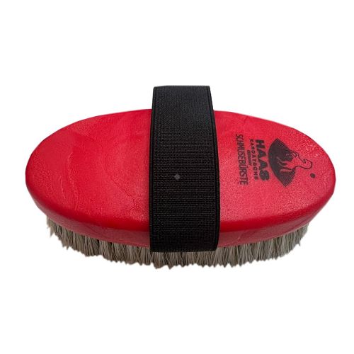 Szczotka HAAS  z twardym włosiem / 32655 - czerwona