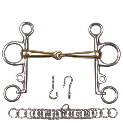 Pelham STALLION-NY  + chain - argentan / 15348 