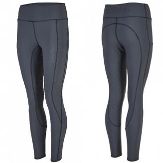 Bryczesy - legginsy damskie, ocieplane ESKADRON PRO Equestrian Fanatics  - kolor granatowy - navy