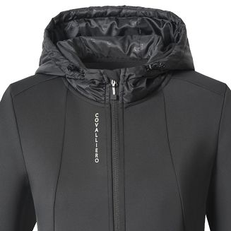 COVALLIERO Hoodie Jacket to nowoczesna bluza rozpinana z kapturem, zaprojektowana z myślą o kobietach, które lubią połączyć aktywny styl życia z dopracowanym wyglądem