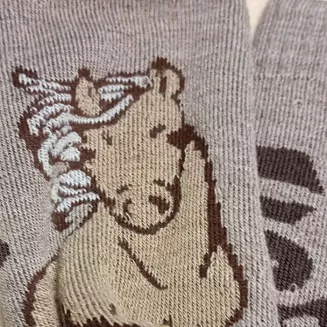 Winter Riding Socks with Merino Wool - Brown / SJWZ 25 - 2