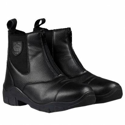 Winter boots HORZE Jodhpur IDAHO leather PU 