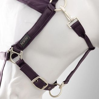 Halter With Fly Mask HORZE Paso Fino, Black Plum / 22329 - 2