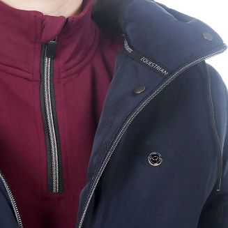 Kurtka jeździecka zimowa QHP Linde, granatowa / 8486 - 6