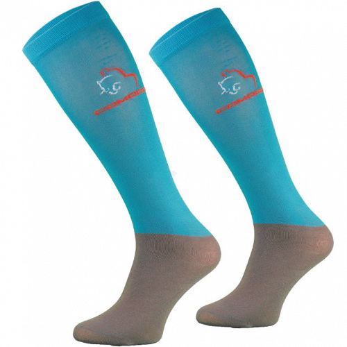 Riding technical socks - jumper rider  SPJM0 08-Turquoise