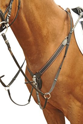 Breastplate with martingale HKM Gummi / / 6845