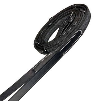 Anatomical leather Bridle HORESNJOY black - 5