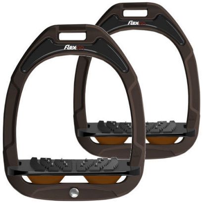 FLEX-ON Strzemiona Green Composite - inclined ULTRA grip -  brown/black/brown