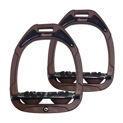 FLEX-ON Strzemiona Green Composite - inclined ULTRA grip -  brown/black/brown