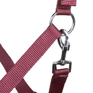 Head collar soft padding HKM Stars Dark Red / 6613 - 3