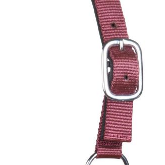 Head collar soft padding HKM Stars Dark Red / 6613 - 4