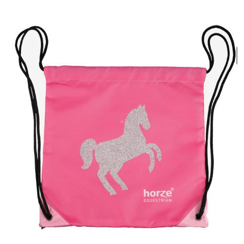 Worek / plecak z koniem HORZE GYM BAG - shocking pink