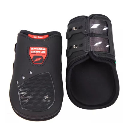 0 Ochraniacze ZANDONA Carbon Air Fetlock zapinane na kołki - tył / E2115