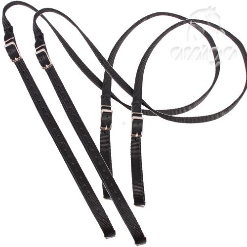 1713 MUSTANG Nylon lunging reins