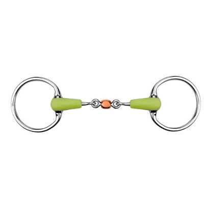 Flavoured Double-Jointed Snaffle Bit with Copper Roller Y / 37411