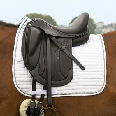 Dressage Saddle Pad  DL  Riding World GIRLY - White / 204545