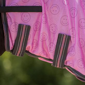 Fly Sheet with Neck Cover and Mask QHP  Cheery Pink / 6402 - 8