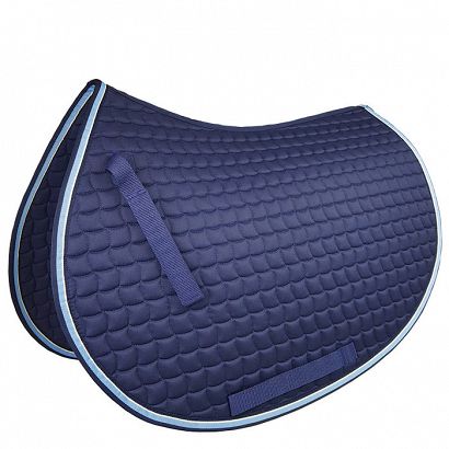 Cotton saddle pad - shaped SR Ever Jumper, Navy