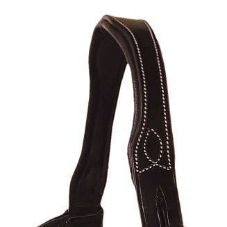 Ogłowie anatomiczne, podszywane Y Miya II z nachrapnikiem kombinowanym, brązowe / 38020 - 2