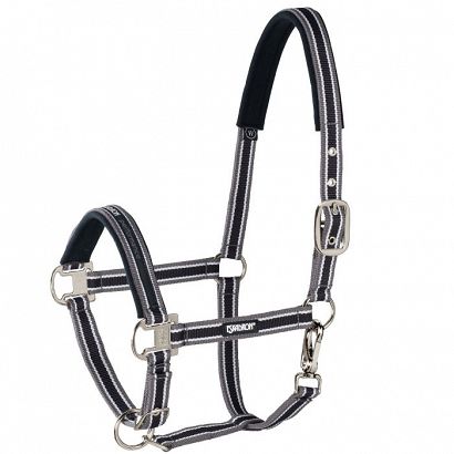 Kantar podszywany ESKADRON Pin Buckle Core, Black-Anthra-White / 4100 00 816 291